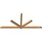 Ekena Millwork Kennewick Timber Gable Bracket, Western Red Cedar, 96"W x 44"H x 3 1/2"D x 3 1/2"F, 11/12 Pitch GBW096X44X0404KEN00SWR - alternate 3